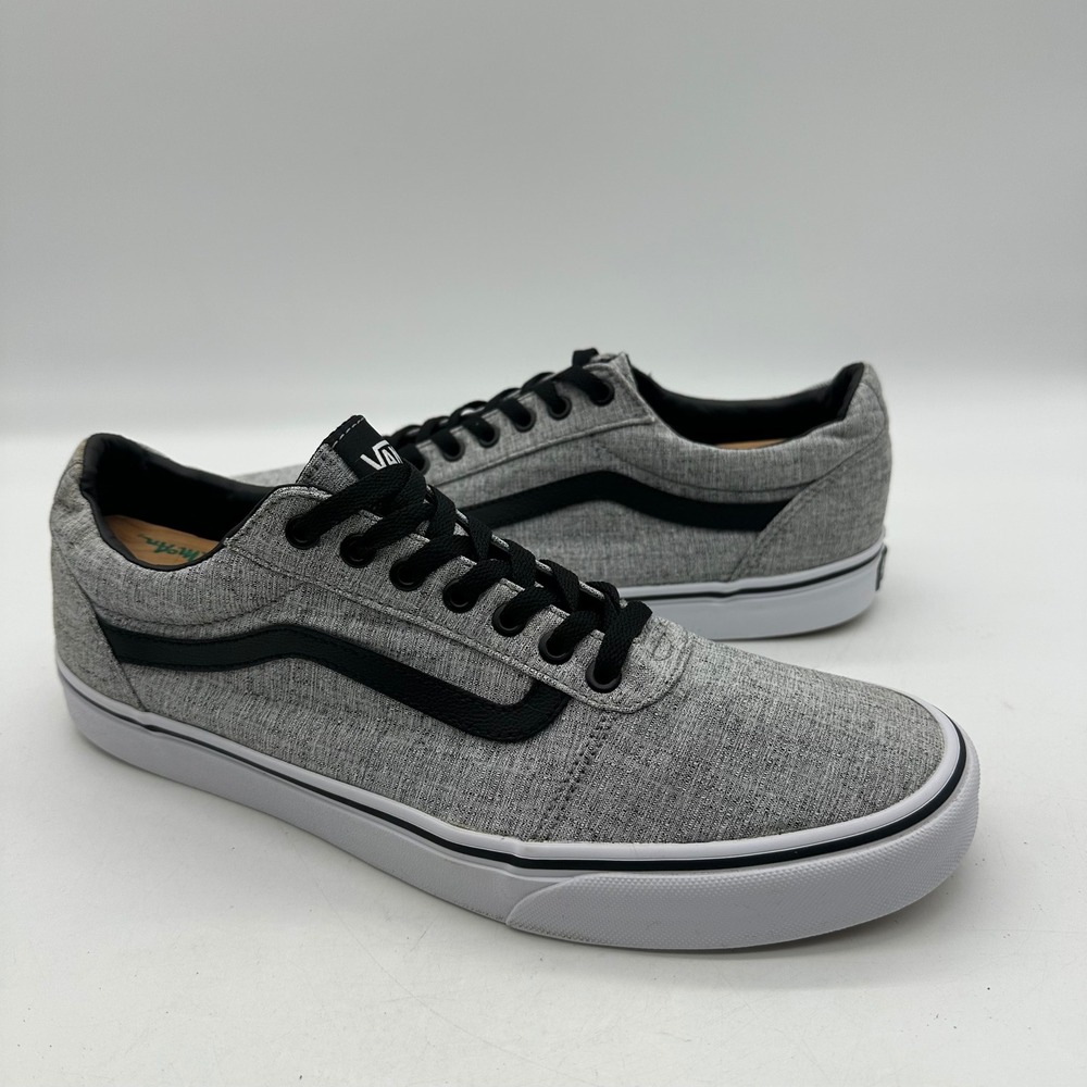 Vans 500714 Mens Size 13 Gray Low Sneakers Ward Textile Skate Shoes VN0A38DMQOQ
